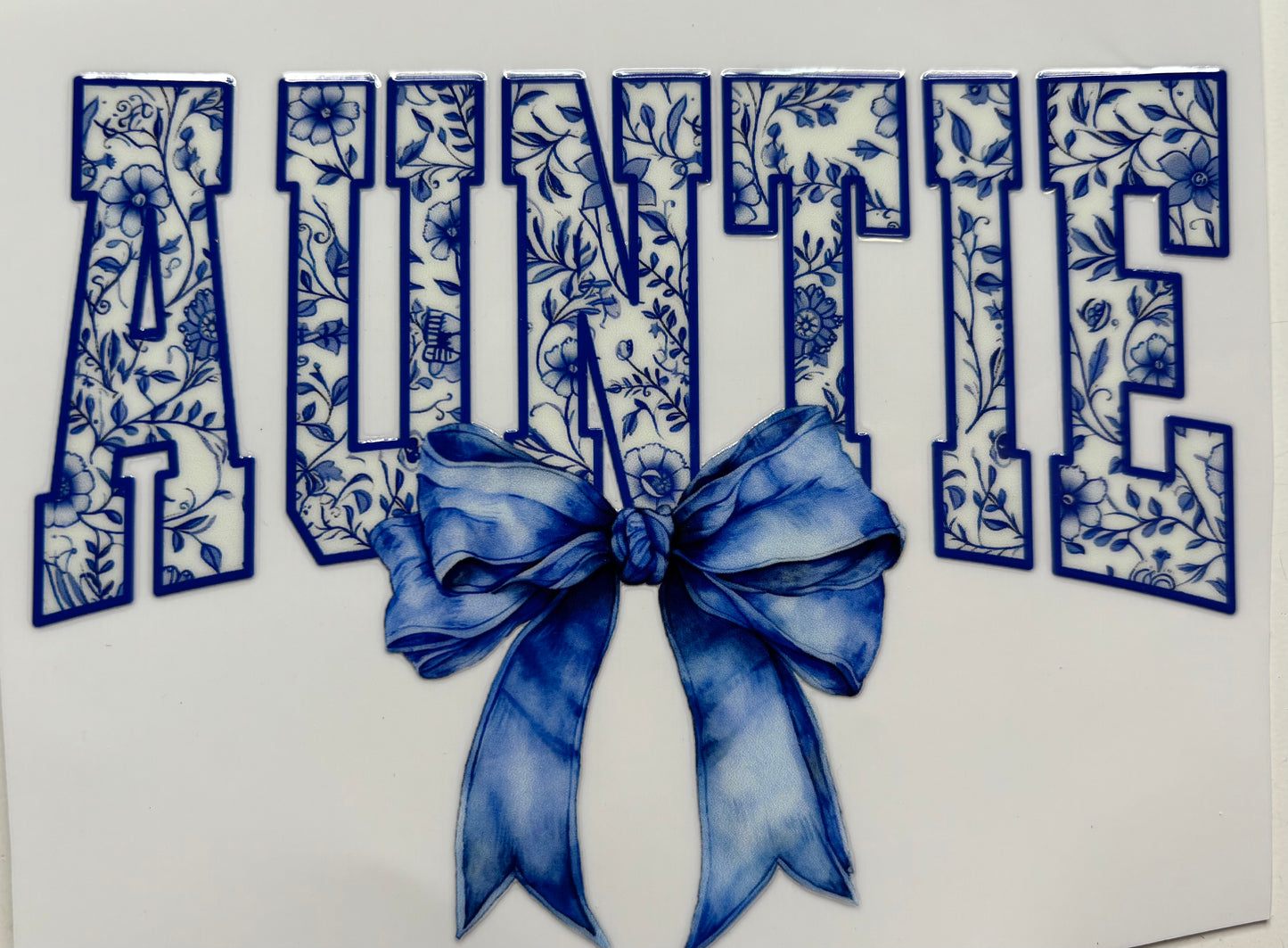 Auntie Blue Bow