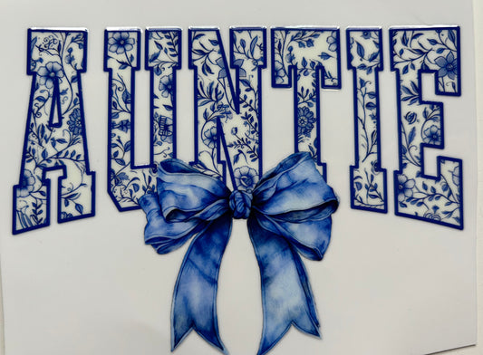 Auntie Blue Bow