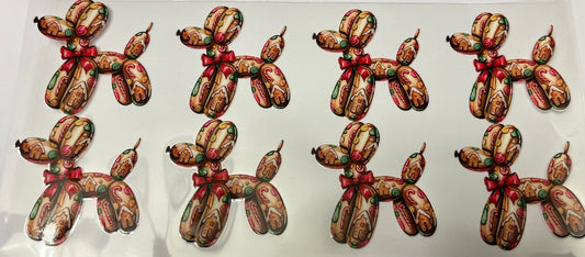 Gingerbread Balloon Dog