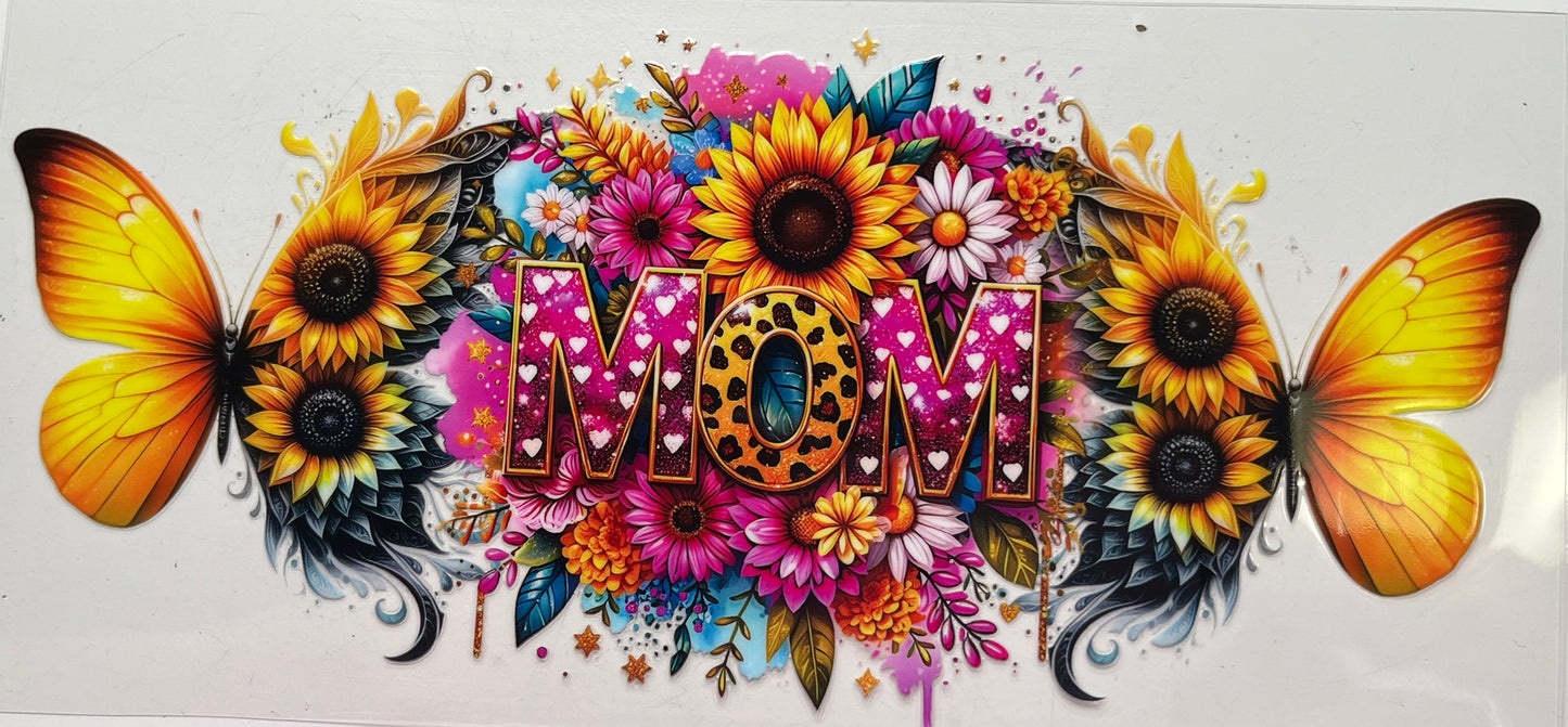 Mom Flowers and Butterflies
