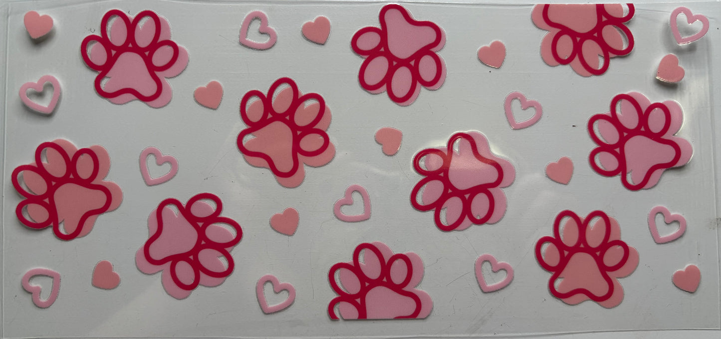 Pink Paw Prints