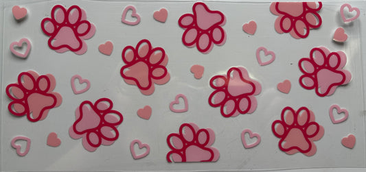 Pink Paw Prints