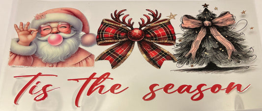 Clock It Tis The Season Santa