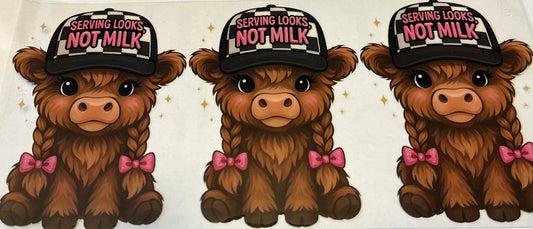 Serving Looks Not Milk Cow