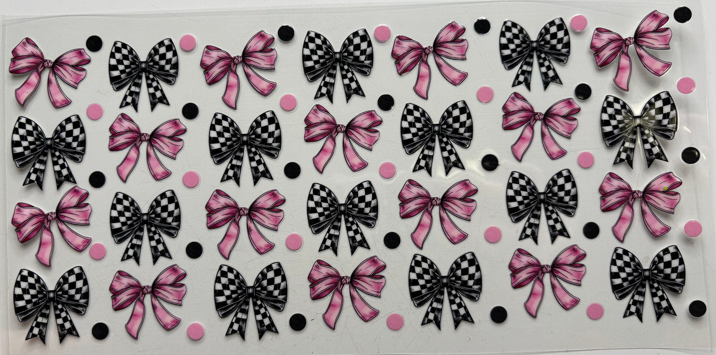 Pink Bows and Checkered Bows