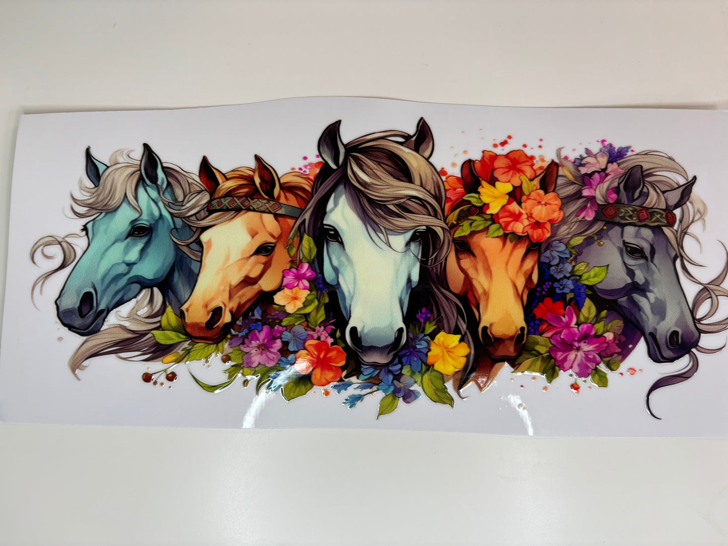 Colorful Horses