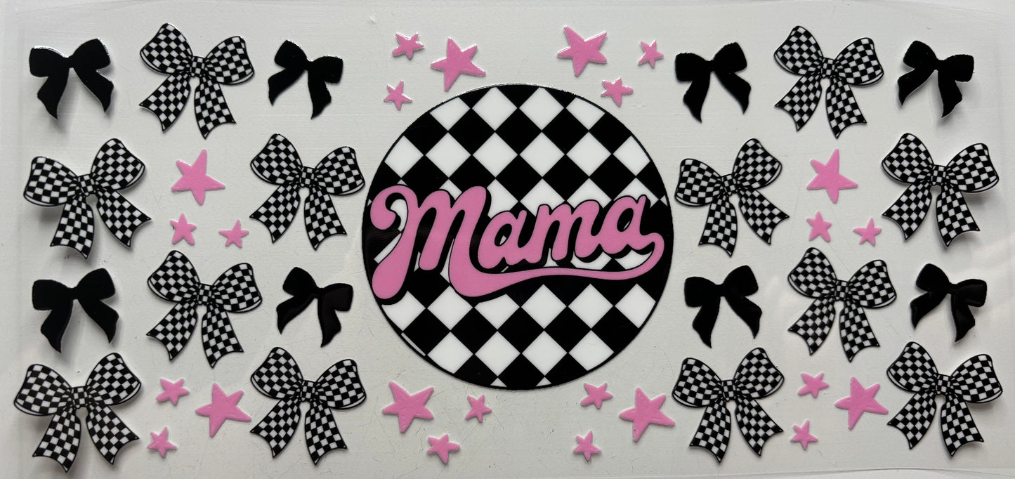 Mama Checkered Bows