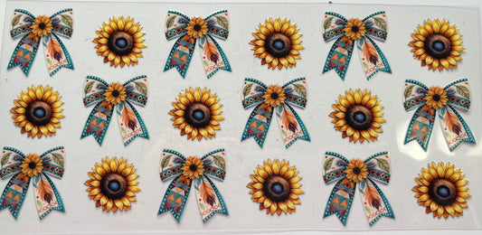 Western Bows and Sunflowers
