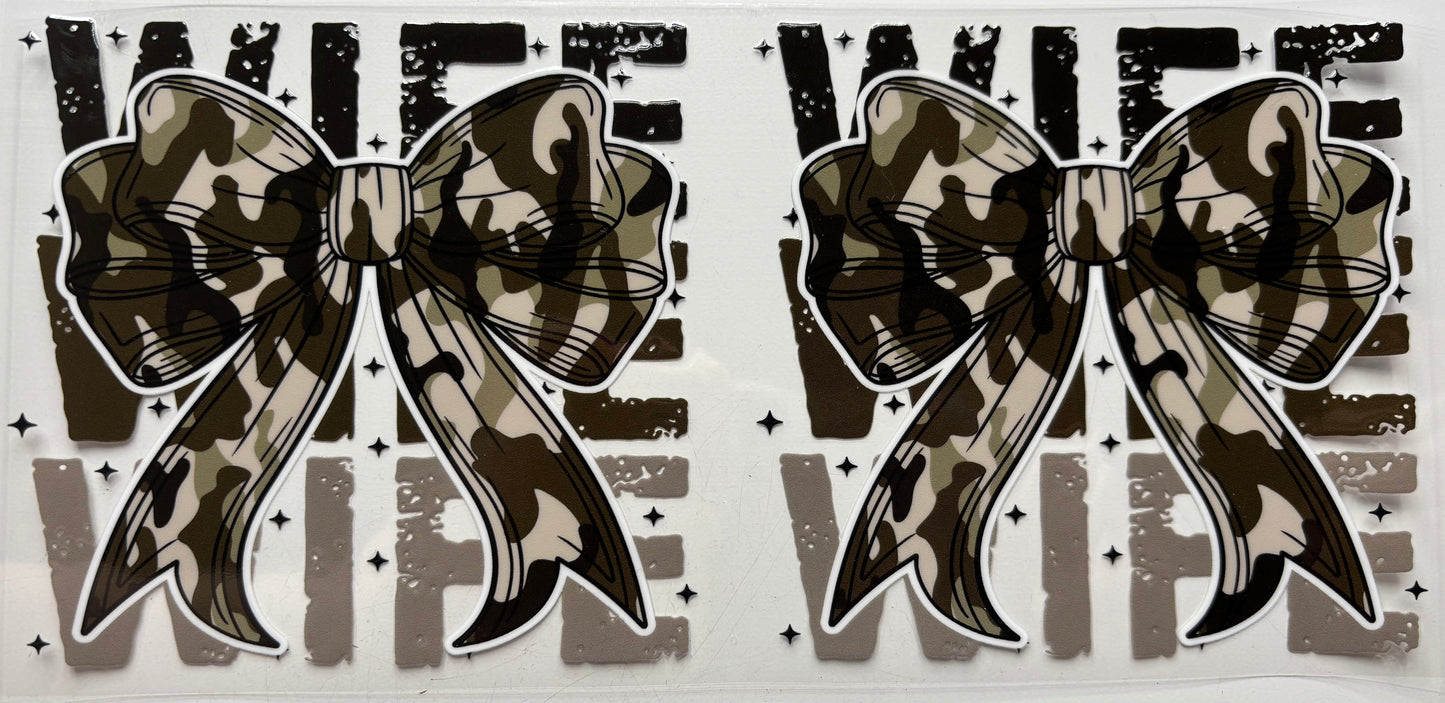 Wife Camo Bow