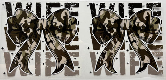 Wife Camo Bow