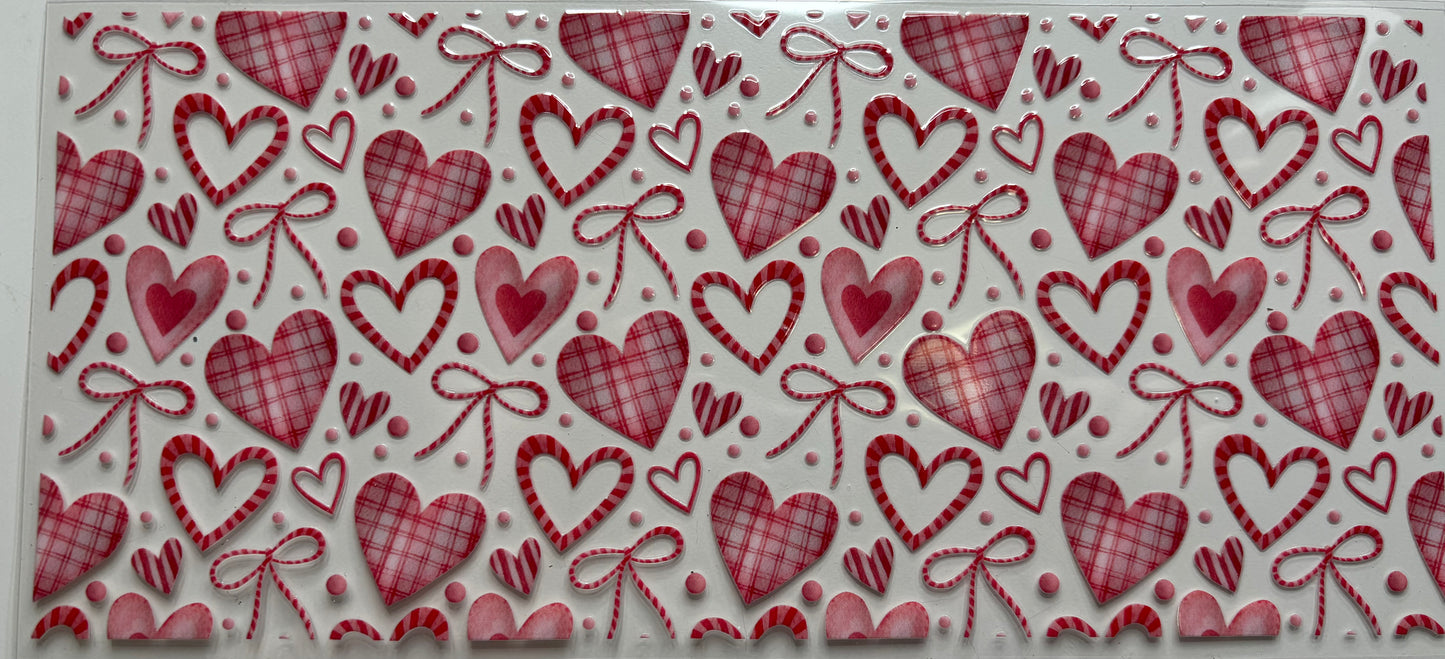 Plaid Hearts and Bows