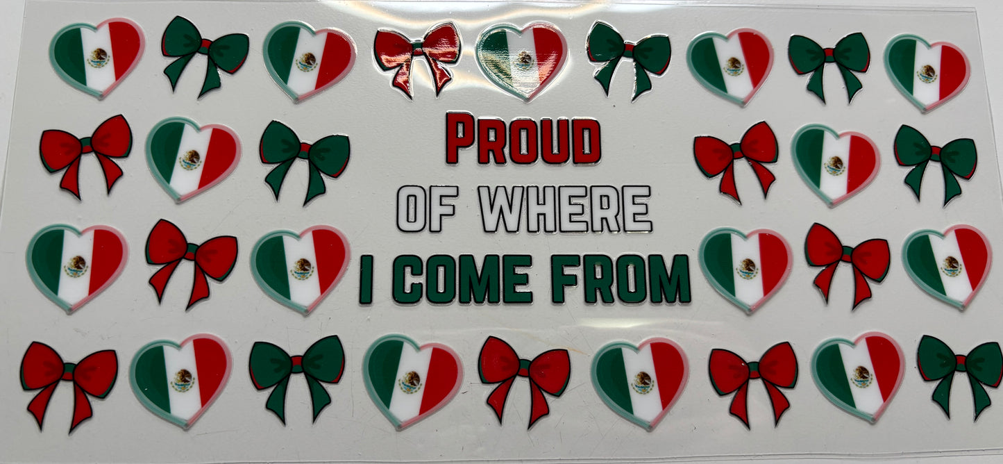 Proud of Where I Come From (Mexico)