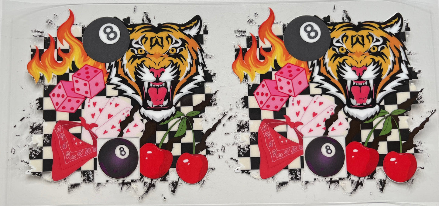 Tiger 8 Ball Dice & Playing Cards
