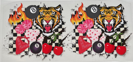 Tiger 8 Ball Dice & Playing Cards
