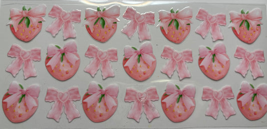 Strawberries and Bows