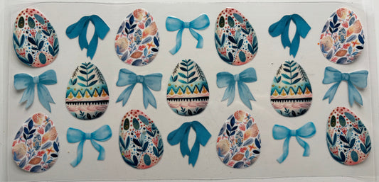 Boho Eggs Blue