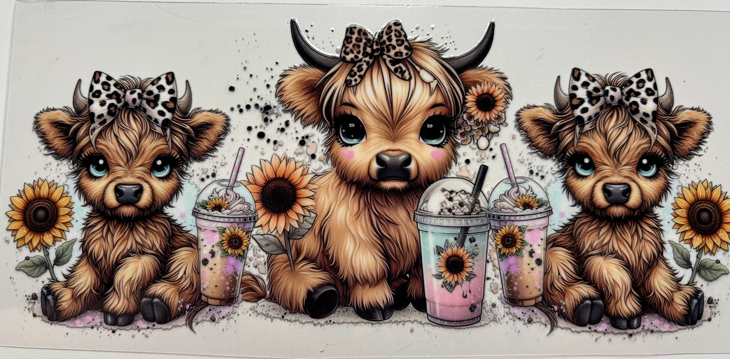 Cow Print Bow Cows