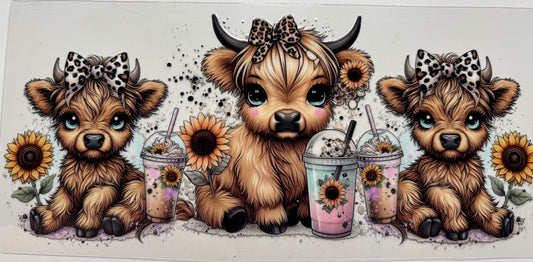 Cow Print Bow Cows