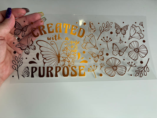 Created with a Purpose Butterfly