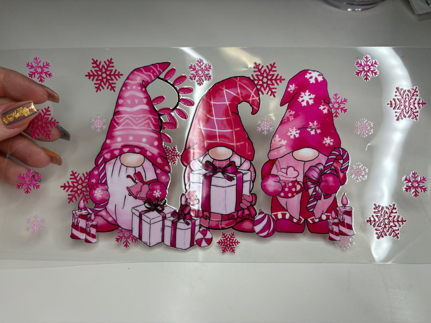 Pink Christmas Gnomes