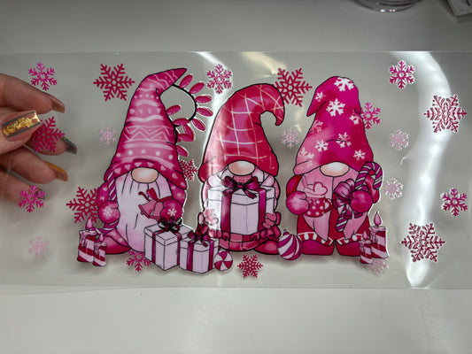 Pink Christmas Gnomes