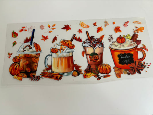 Pumpkin Spice Coffee Cups