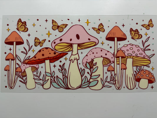 Mushrooms and Butterflies